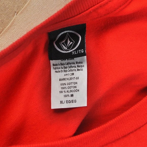 Open Stack Boston 2017 Baseball Volcom Retro T-Shirt XL Mens Red Cloud Computing - Picture 7 of 7